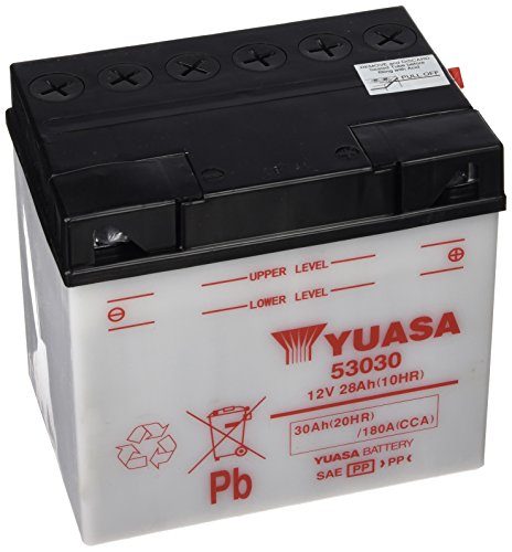 Yuasa 53030 -Y- - Batería abierto sin ácido para moto