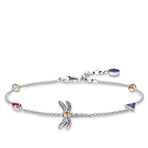 Thomas Sabo Pulsera de con de Mujer, Plata de Ley 925, Circonita