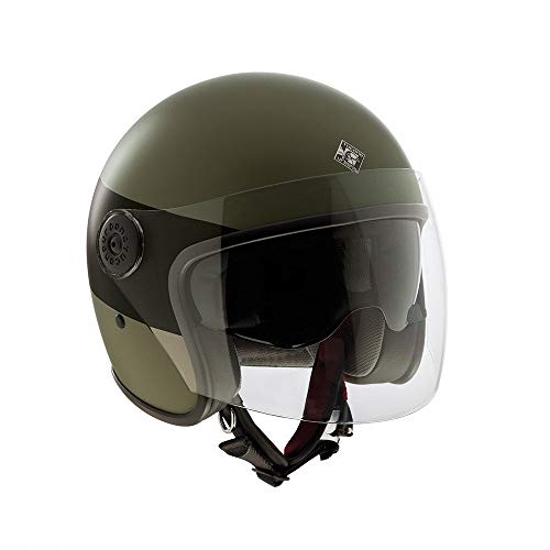 Tucano Urbano Casco Jet el jet 1300 – 74 verde mate L Verde