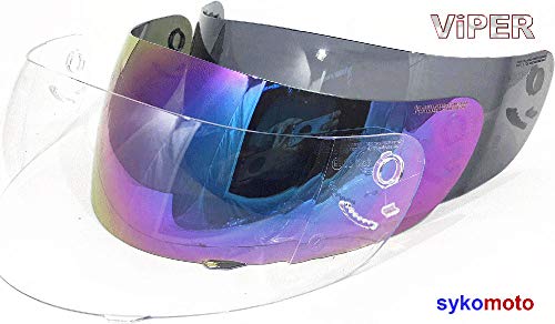 Visera para GMAC SCIROCCO PILOT VIPER RS-33 Ahumado Claro IRIDIUM Style ECE G-MAC Integral.