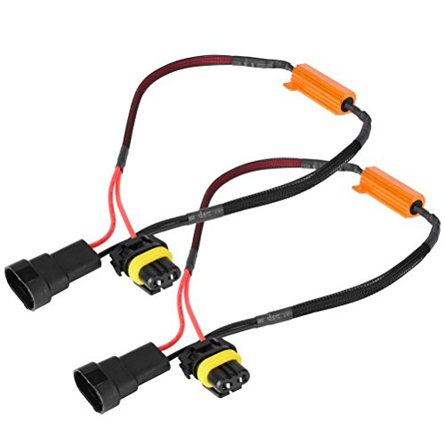 WINOMO faros delanteros de coche canbus libre de error de carga Resistencia decodificador de cable para H7 9006 Bombilla LED