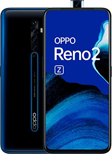 Oppo Reno 2z - Smartphone de 6.5" AMOLED, 4G Dual Sim, 8GB, 128GB, Helio P90 Octalcore, cámara trasera 48 MP + 8 MP (gran angular) + 2 MP + 2 MP, 4.000 mAh, Android 9, Negro (Luminous Black