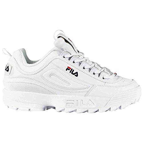 Fila Vintage Disruptor II Premium,  Zapatos para Hombre, Blanco, 39.5 EU