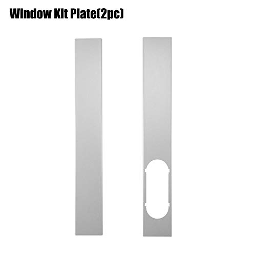 heresell Soporte de la Ventana de Repuesto, Juego de Puertas corredizas de Vidrio, Panel del Adaptador de la Ventana del Aire Acondicionado, Adaptador de la Ventana/Placa del Kit de la Landmark