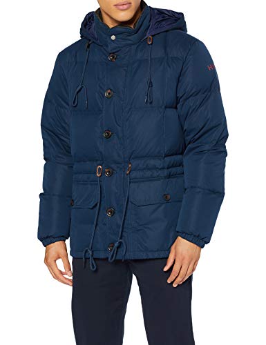 HKT by Hackett Hkt Nylon Puffa Chaqueta, (Blazer 5pf), Large para Hombre