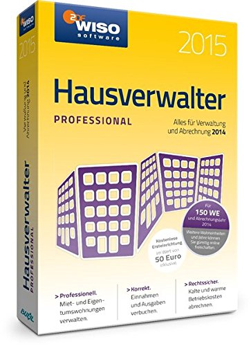 Buhl Data Service WISO Hausverwalter 2015 Professional - Software de análisis financiero (1GHz, Windows XP (SP3), Vista (SP2), 7 (SP1), 8, DEU)