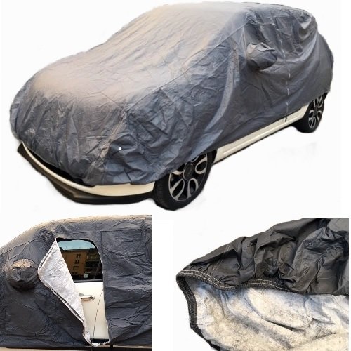 para BMW 316d Business Advantage aut. Cubiertas para Coches Impermeables con Forro TAMAÑO XL 533X196X120CM Funda para Coches ARAÑAZOS Toalla con Zip Laterales Universal