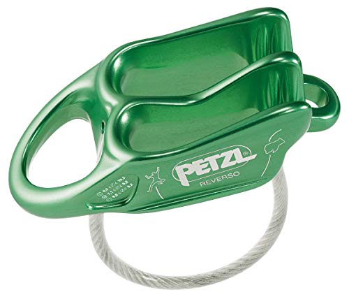 PETZL Belay Dispositivo de Seguridad, Unisex Adulto, Verde, Talla única