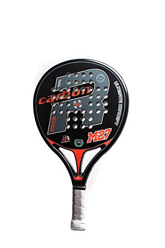 Royal Padel RP M27 2019 Palas de Pádel, Adultos Unisex, Naranja, Negro, Carbono, Gris, Talla única