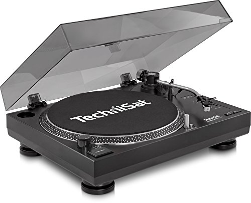 TechniSat TechniPlayer LP 300 - Tocadiscos (Tocadiscos de tracción Directa, Negro, Plata, 45 RPM, 0,25%, 5,3 kg, 440 x 350 x 150 mm)