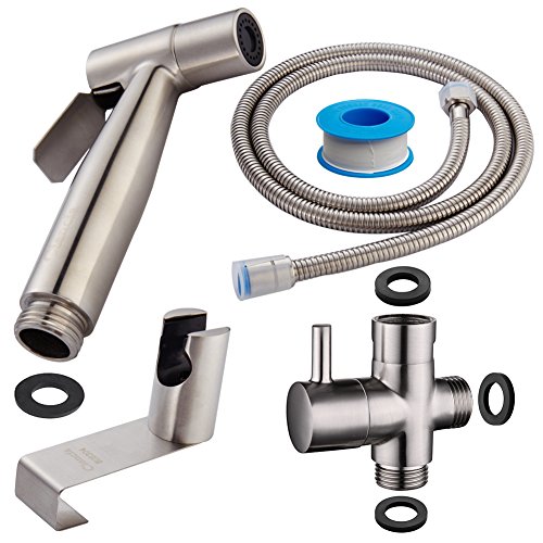 CIENCIA De Mano del bidé del rociador Superior de Acero Inoxidable Pulverizador Shattaf - Bidé Conjunto Completo de WC, bidé Mano pulverizador para WC WS024F