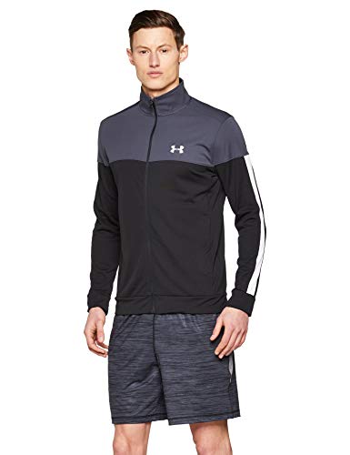 Under Armour Sportstyle Pique Track Jacket Chaqueta, Hombre, Gris (Stealth Gray/White 008), M