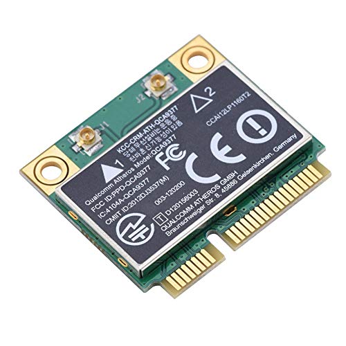 Tarjeta de Red Mini WiFi PCI-E de Doble Banda 2,4 G/5 GHz + Tarjeta de Red Bluetooth 4.2 433 Mbps WiFi Mini PCI-E Tarjeta inalámbrica para Windows 7/10.