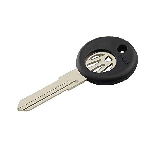 MYJHHoja Izquierda sin Cortar Original Car Key Shell Funda Cubierta Reemplazo en Blanco para VW Volkswagen MK2 MK3 Golf GTI 8V 16V Jetta GLI Golf