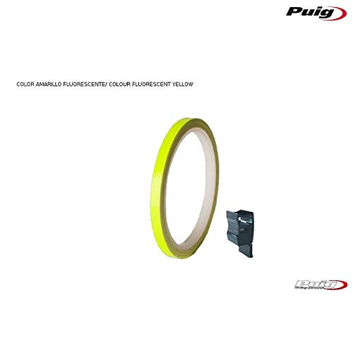 Puig 4542G Strip de 6 m, Fluorescente, con Aplicador, Color Amarillo