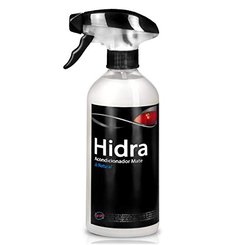 Sisbrill Hidra, Acondicionador y Abrillantador de Salpicaderos, Piel y Plásticos Interiores - Acabado Mate & Natural - Tacto seco - 500 ml