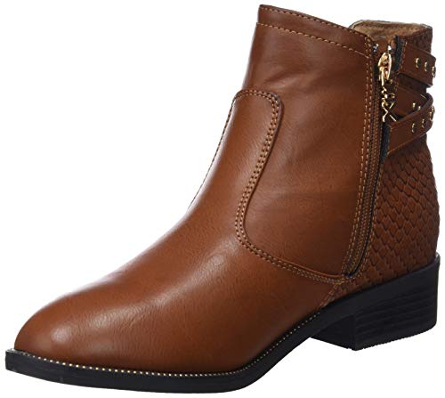 XTI 48433, Botines para Mujer, Marrón (Camel Camel), 36 EU