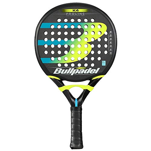 Bull padel K4 2019 - Pala de pádel, Adultos Unisex, Negro, 380