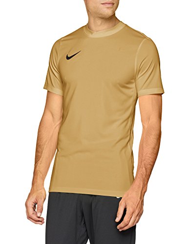 Nike Park VI Camiseta de Manga Corta para hombre, Dorado (Jersey Dorado/Black), XL