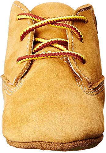 Timberland - Patucos y casquillo para bebés, Multicolor (Amarillo/ Blanco), 18.5