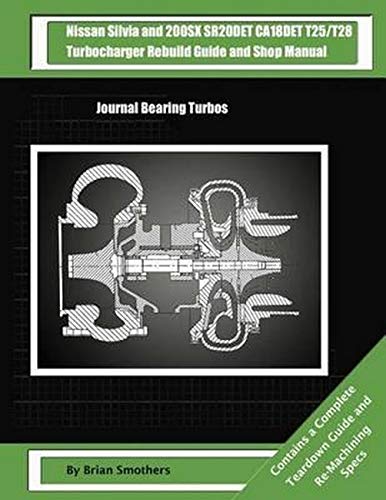 Nissan Silvia and 200SX SR20DET CA18DET T25/T28 Turbocharger Rebuild Guide and Shop Manual: Journal Bearing Turbos