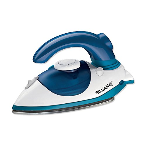 SILVANO Plancha de Ropa de Viaje a Vapor 800 W Modelo SSTI-219 (Azul)