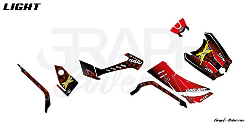 Kit Deco Light Quad Can-AM Outlander G2 Max 650-800-1000 2012 a 2020 Masai Rojo