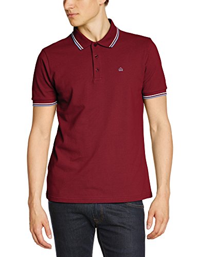 Merc of London Card, Polo Shirt, Rouge (Claret/Harmony), L para Hombre