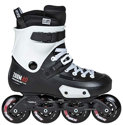 Powerslide Triskate Zoom 80, NegroBlanco, 39-40, 880237/39-40