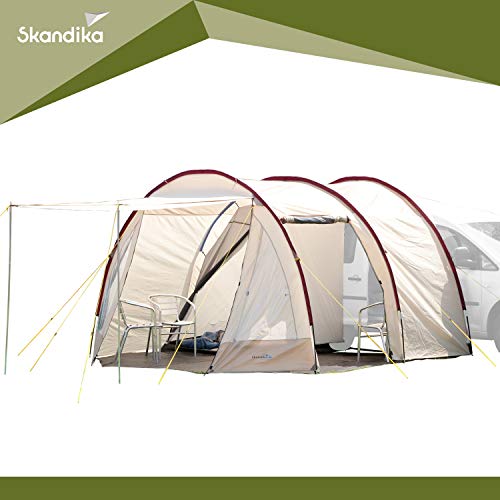 skandika Camper Tramp Bus-vorzelt 16034 Tienda de campaña, Unisex, Beige, 370 x 320 cm