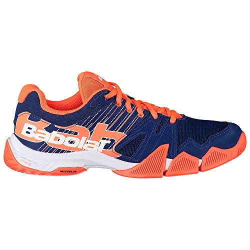 BABOLAT PULSA Men, Zapatillas de Tenis para Hombre, Estate Blue/Fluo Strike