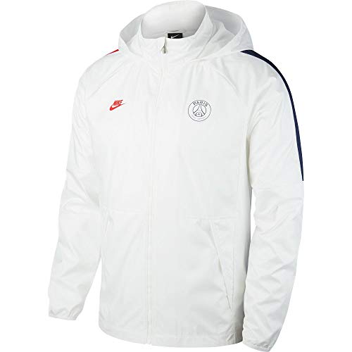 NIKE PSG M Nk Awf LTE Jkt Chaqueta de Deporte, Hombre, White/White/Midnight Navy/(University Red) (no Sponsor-Cl), S