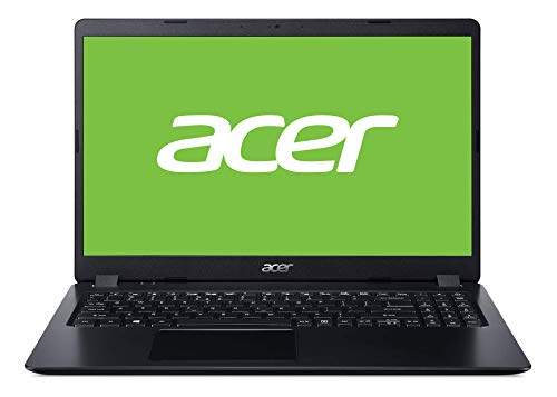 Acer Aspire 3 - Ordenador portátil 15.6" FullHD (AMD Ryzen 7-3700U, 8GB RAM, 512GB SSD, UMA, Windows 10 Home) Negro - Teclado QWERTY Español