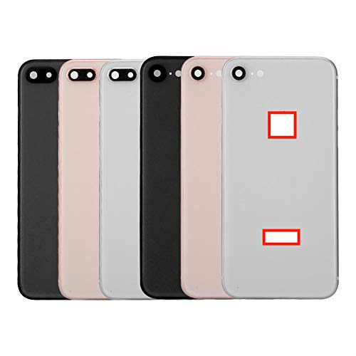All Gadget - Tapa trasera de cristal de repuesto para iPhone 8/8Plus