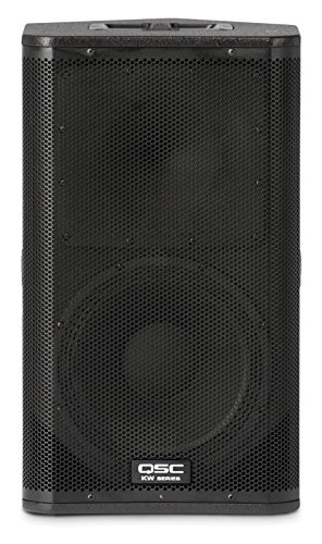 QSC KW122 1000W Negro Altavoz - Altavoces (Universal, De 2 vías, 1.0 Canales, montable en Techo, Piso, Montar en la Pared, Integrado, 30,5 cm (12"))