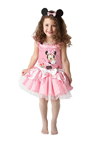 Rubie`s - Disfraz Infantil de Bailarina con Modelo de Minnie Mouse, Color Rosa (884771-S)