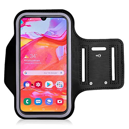 KP TECHNOLOGY Galaxy A70 - Brazalete para Correr, Ciclismo, Senderismo, piragüismo, Senderismo, equitación y Otros Deportes para Samsung Galaxy A70