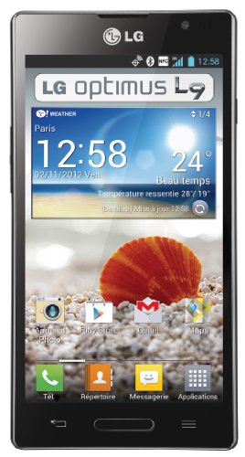 LG Optimus L9 (P760) - Smartphone libre Android (pantalla táctil de 4,7") color negro [Importado de Francia]