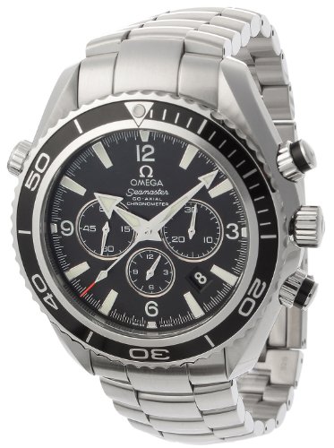 Omega 2210.50.00 del Hombre Seamaster Planeta Océano Automático Cronómetro Cronógrafo Reloj