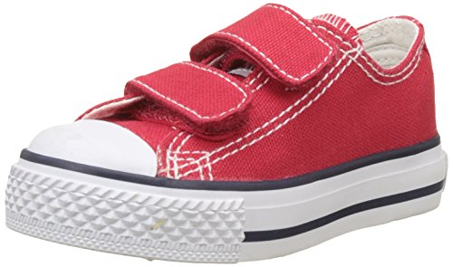 Victoria Zapato Basket Velcros, Zapatillas para Bebés, Rojo, 23 EU