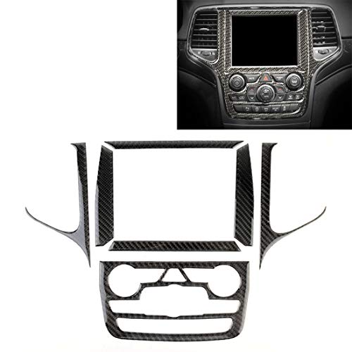 Jianghaibin El Cardenal de Control LS navegación del Coche de Fibra de Carbono de la Etiqueta engomada for Jeep Cherokee Lofty