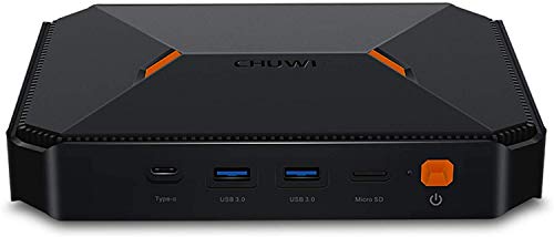 CHUWI Herobox Mini pc, Intel Gemini-Lake N4100 Windows10 OS, Quad Core 64 bit 1.1GHz a 2.4GHz, 8GB RAM 180GB ROM, expandible a 1T HDD, HDPC 2.2, BT 4.0 y Dual WiFi computadora de escritorior