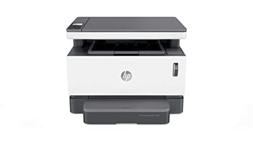 HP Neverstop Laser MFP 1202NW - Impresora Multifunción (20 ppm A4, WiFi, Copiar, Escanear, USB) Color Blanco, 38 x 29.3 x 28.7 cm