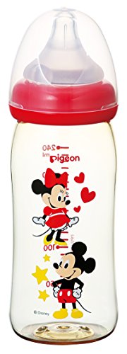 PIGEON PLASTIC BOTTLE"MICKEY MOUSE", 240ML