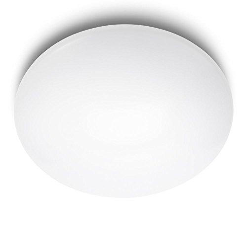 Philips MyLiving SUEDE plafón LED, luz blanca neutra 4000K, 4X9W, blanco