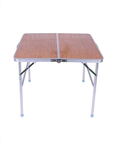 BH Aleación de Aluminio Plegable clásico Engrosamiento Simple hogar Mesa de Comedor Mesa de Picnic