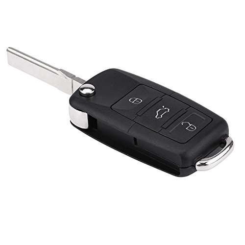 Control remoto llave del coche Fob Delaman 3 - Botón 433Mhz ID48 viruta compatible con SeatSkoda 1k0959753G