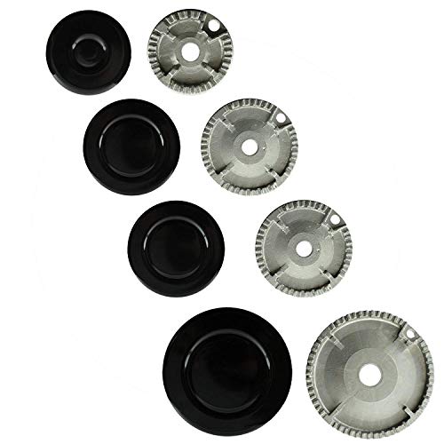 Spares2go grabadora de Gas diseño de corona de fuego tapa para Fagor para fuegos de cocina de horno (tamaño pequeño, 2 medio y tamaño grande)