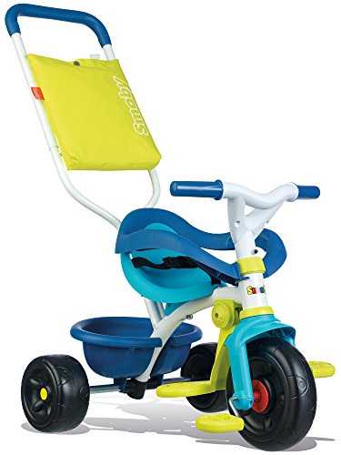 Triciclo Be Fun Confort azul con bolso y volquete (Smoby 740405)