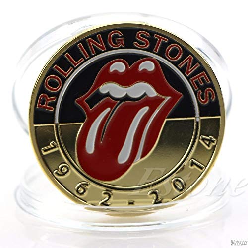 Colección de Arte Conmemorativa de la Moneda Conmemorativa de los Rolling Stones del Grupo de música chapada en Oro